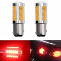 2 Lampadine 1157 CANBUS LED Fari Auto Moto camion furgoni luce ROSSA 675K 12-24V