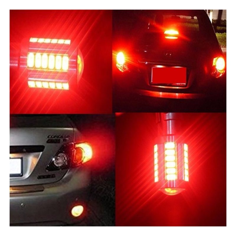 Hongu 2 Lampadine 1157 CANBUS LED Fari Auto Moto camion furgoni luc...