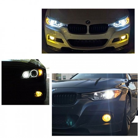 2 Lampadine H7 CANBUS LED Fari Auto Moto camion furgoni luce bianca 1600K 12-24V
