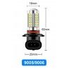 Hongu 2 Lampadine 9006 CANBUS LED Fari Auto Moto camion furgoni gia...