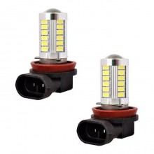 2 Lampadine 9006 CANBUS LED Fari Auto Moto camion furgoni gialla 1600K 12-24V