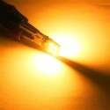 4 LED T10 24SMD 4014 12-24V Lampade Lampadine Luci gialla auto moto camion 1600k