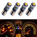 4 LED T5 1SMD 12-16,5V Lampade Lampadine Luci rossa auto moto camion 675k