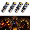 Hongu 4 LED T5 1SMD 12-16,5V Lampade Lampadine Luci rossa auto moto...
