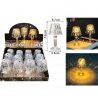 Hongu 12 MINI LAMPADA TAVOLO COMODINO DIAMANTE EFFETTO CRISTALLO LU...
