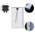 Pannello solare monocristallino 100W watt impianto kit fotovoltaico 92 x 67cm