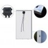 DOBO Pannello solare monocristallino 100W watt impianto kit fotovol...