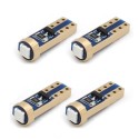 4 LED T5 1SMD 12-16,5V Lampade Lampadine Luci blu auto moto camion 465k tuning