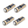 Hongu 4 LED T5 1SMD 12-16,5V Lampade Lampadine Luci blu auto moto c...