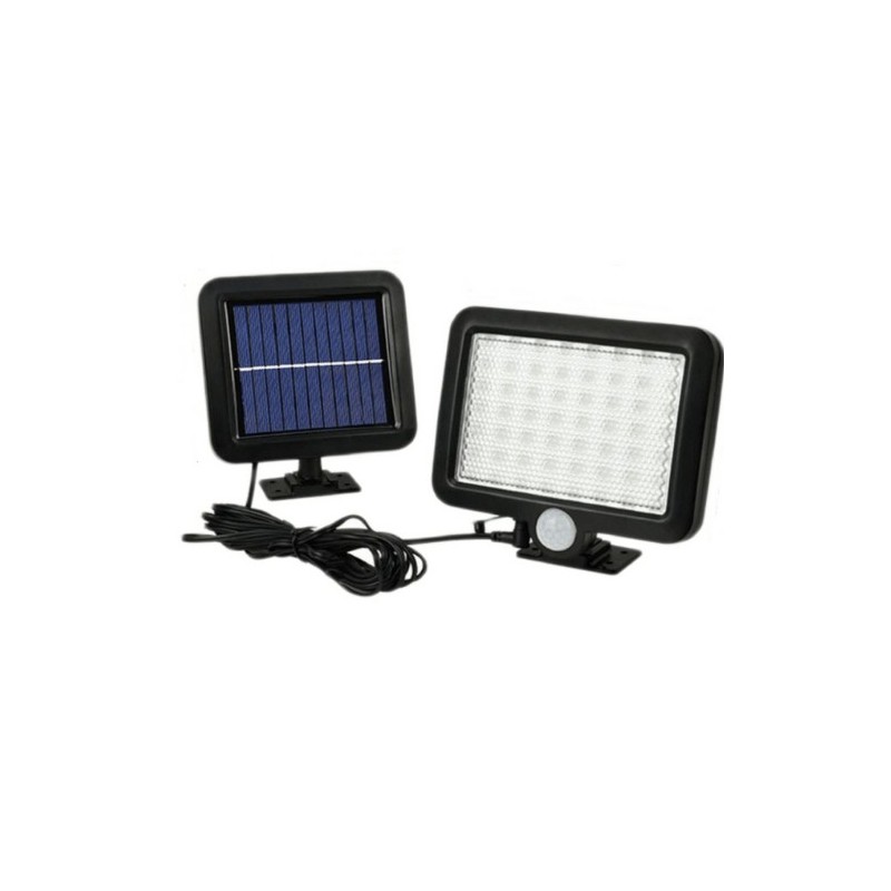 FARO 56 LED IMPERMEABILE DA ESTERNO GIARDINO LAMPADA                                CON PANNELLO SOLARE FARO