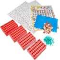 TOMBOLA NATALIZIA SUPER SPECIAL 48 CARTELLE IN PLASTICA GIOCO DI SOCIETA'