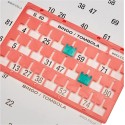 TOMBOLA NATALIZIA SUPER SPECIAL 48 CARTELLE IN PLASTICA GIOCO DI SOCIETA'