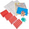 TOMBOLA NATALIZIA SUPER SPECIAL 24 CARTELLE IN PLASTICA GIOCO DI SO...