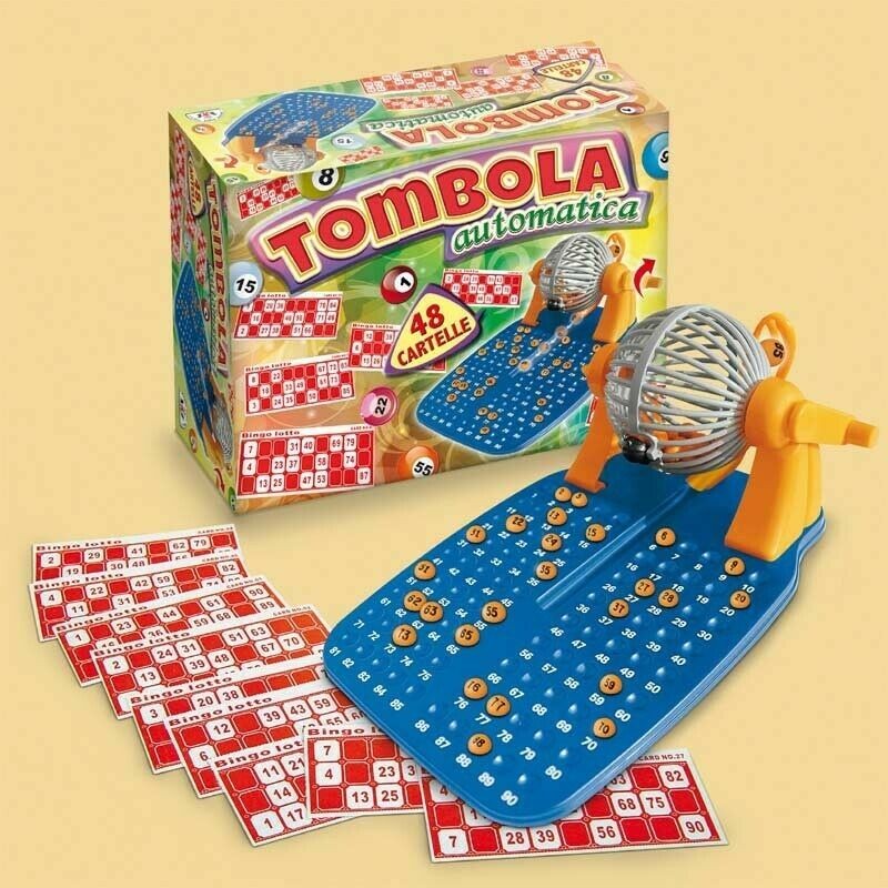 Edizione Marca Stella SUPER TOMBOLA AUTOMATICA 48 CARTELLE IN CARTO...