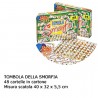 TOMBOLA SMORFIA CON 48 CARTELLE CARTONE GIOCO DI SOCIETA' DA TAVOLO...
