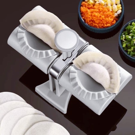 Macchina per gnocchi automatici a doppia testa cucina per ravioli calzoni pasta