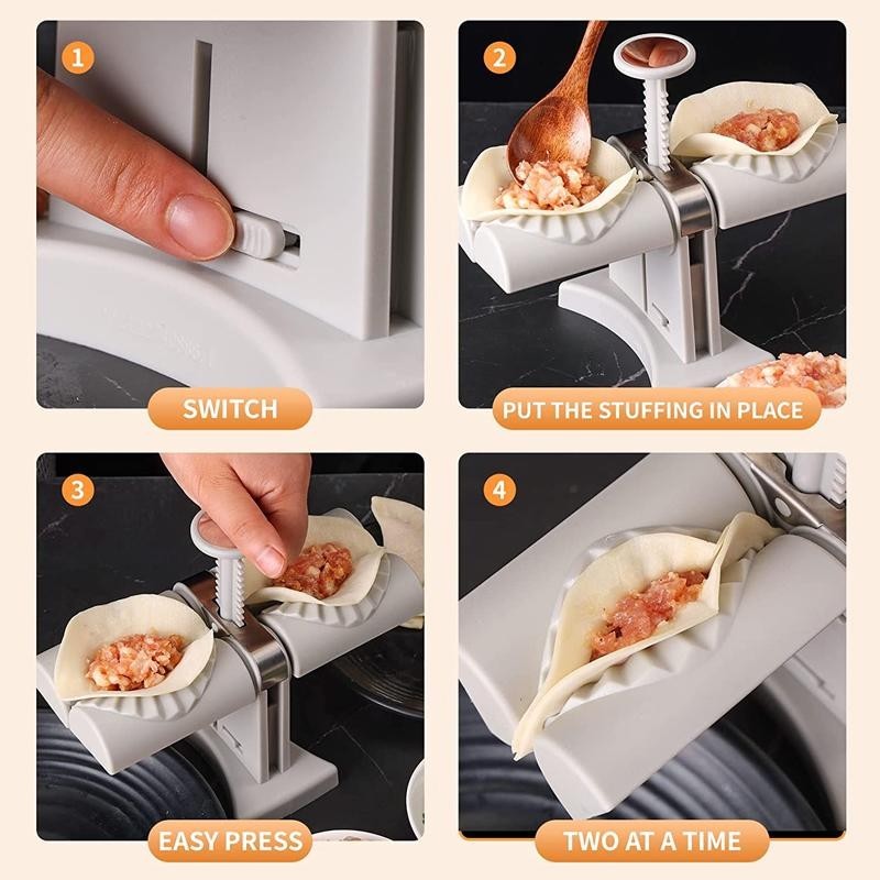 Hongu Macchina per gnocchi automatici a doppia testa cucina per rav...
