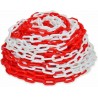 Generico CATENA SEGNALETICA AREE RISERVATE IN PLASTICA COLORE BIANC...