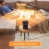 Hongu Stufetta elettrica da 900/1500W riscaldamento portatile basso...
