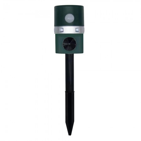 Repellente Ultrasuoni Solare con Sensore PIR Allontana Animali Sicuramente