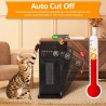 Hongu Stufa elettrica riscaldamento da 2000W portatile regolabile 4...