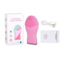 MINI SPAZZOLA CURA VISO IN SILICONE PULIZIA PELLE MASSAGGIO ULTRASUONI