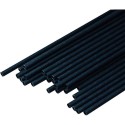 Cannucce Nere 500pz. biodegradabili e compostabili 5x200mm cocktail rigide party