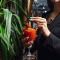 Cannucce Nere 500pz. biodegradabili e compostabili 5x200mm cocktail rigide party