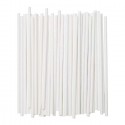 Cannucce bianche 500pz biodegradabili compostabili 5x200mm cocktail rigide party