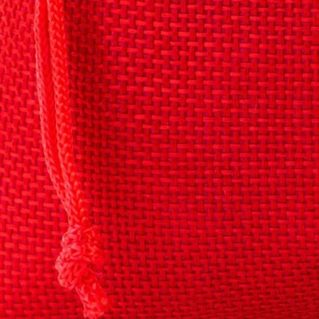 36 SACCHETTI JUTA ROSSI BOMBONIERE CONFETTI COMPLEANNI MATRIMONIO REGALI 10x15cm