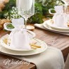 36 SACCHETTI JUTA BIANCHI BOMBONIERE CONFETTI COMPLEANNI MATRIMONIO...