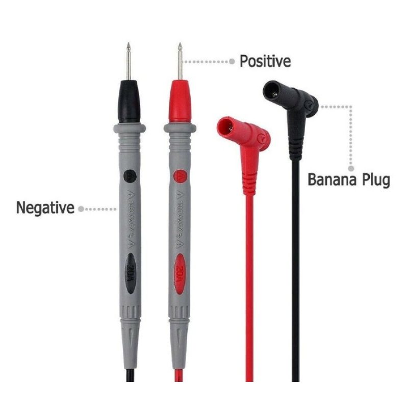 DRIWEI 2 coppie puntali tester multimetro universali ricambio teste...