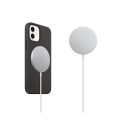 Caricabatterie magnetico QI wireless Magsafe caricatore universale 15 W cavo 1M