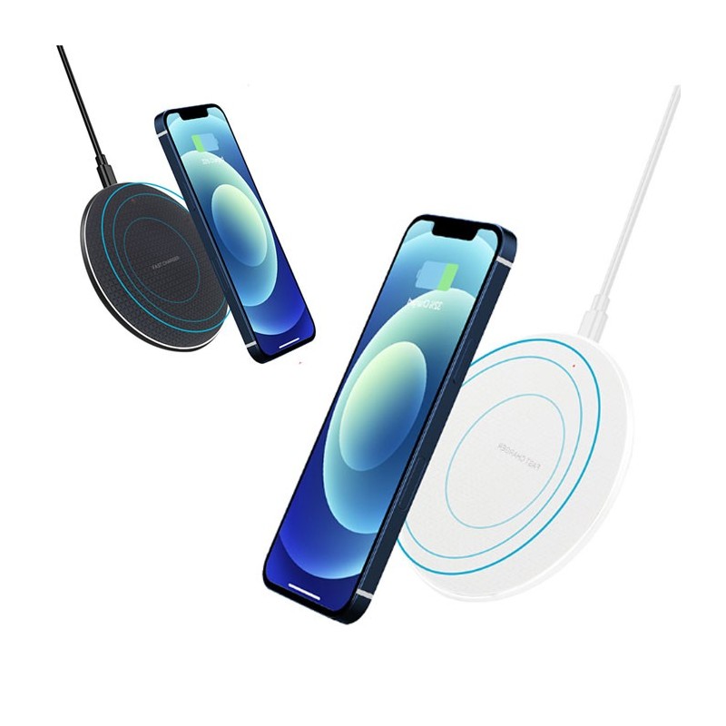 Caricatore wireless base di ricarica rapida universale 5/7.5/10 W QI micro USB