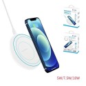 Caricatore wireless base di ricarica rapida universale 5/7.5/10 W QI micro USB