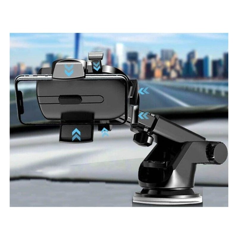 Unico Supporto auto universale ventosa per smartphone 360° regolabi...