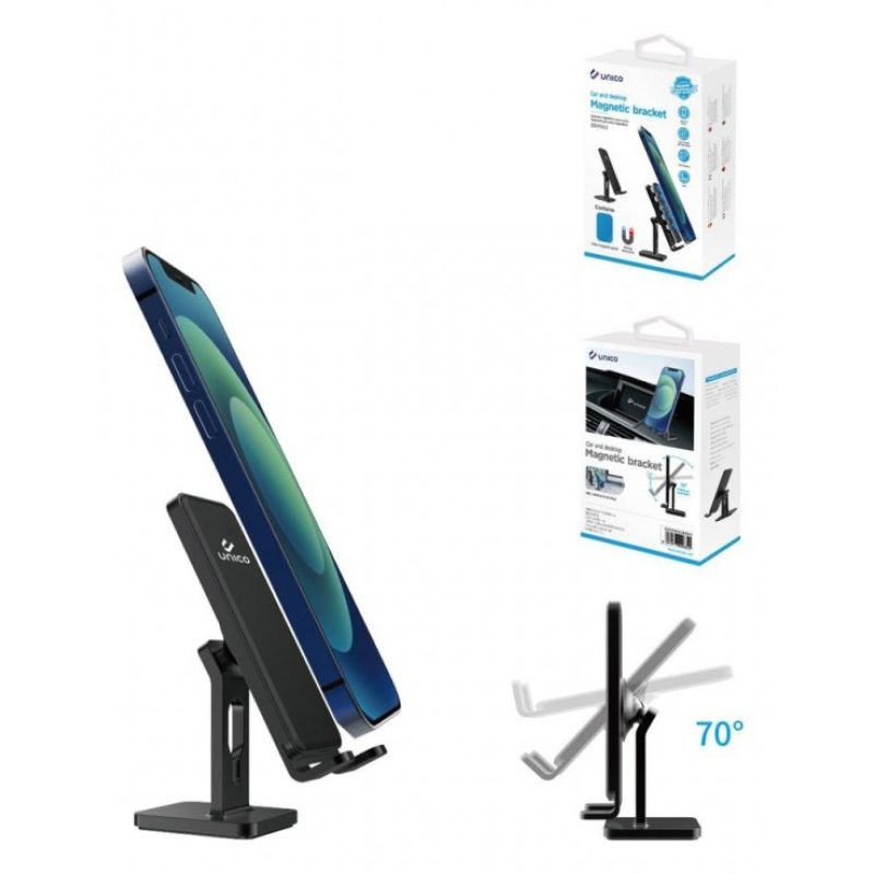 Unico Supporto magnetico per auto 360° porta telefono cellulare sma...