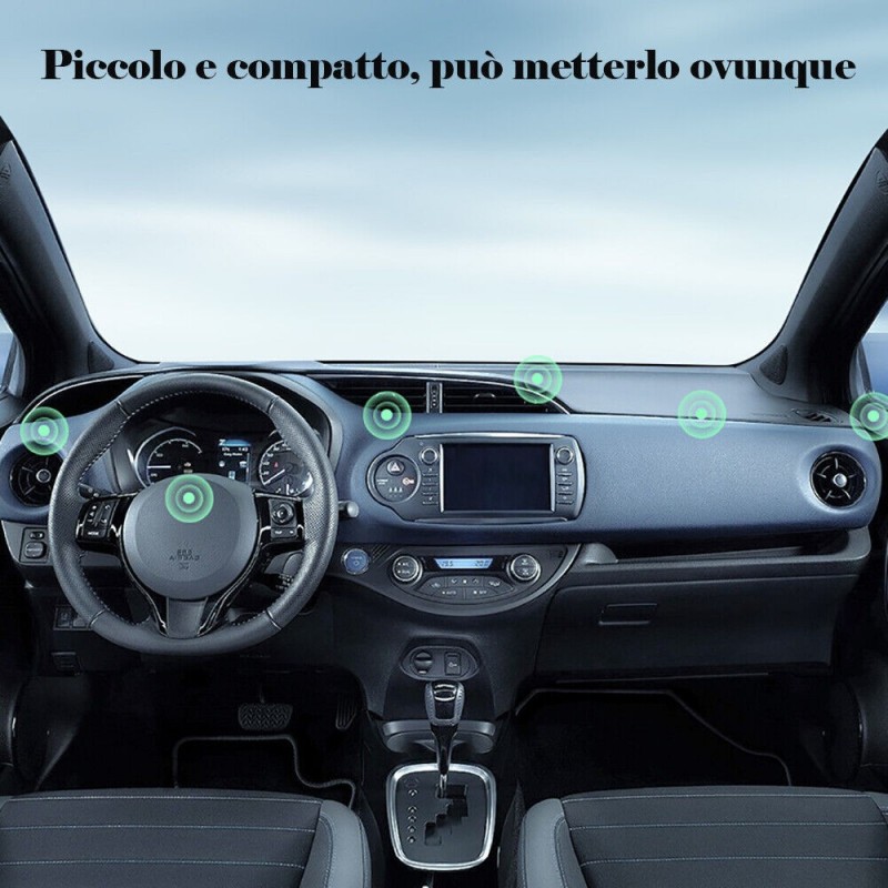 Unico Supporto magnetico per auto 360° porta telefono cellulare sma...