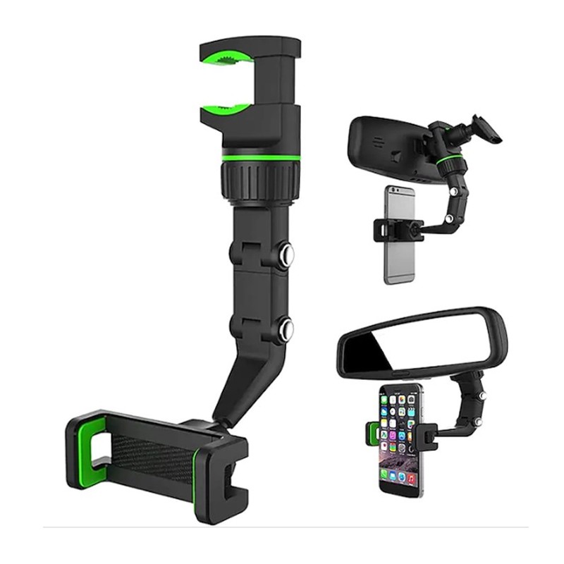 Supporto da Auto Specchietto Retrovisore 360° Regolabile