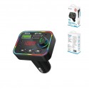 Bluetooth Wireless 5.0 Trasmettitore FM Adattatore USB auto radio MP3 vivavoce