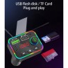 Unico Bluetooth Wireless 5.0 Trasmettitore FM Adattatore USB auto r...