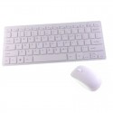 Tastiera wireless mouse senza fili ricevitore USB batterie copertura silicone
