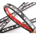 Striscia LED interni auto rgb 4 strip luminose adesive 72 led impermeabile tuning