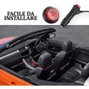 Striscia LED interni auto rgb 4 strip luminose adesive 72 led impermeabile tuning