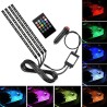 Andowl Striscia LED interni auto rgb 4 strip luminose adesive 72 le...