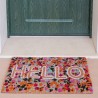 Hongu Zerbino cocco naturale 40x70 cm antiscivolo tappeto stampato ...