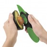 Taglia affetta avocado snocciola 3 in 1 affettatore verde lama scovolino