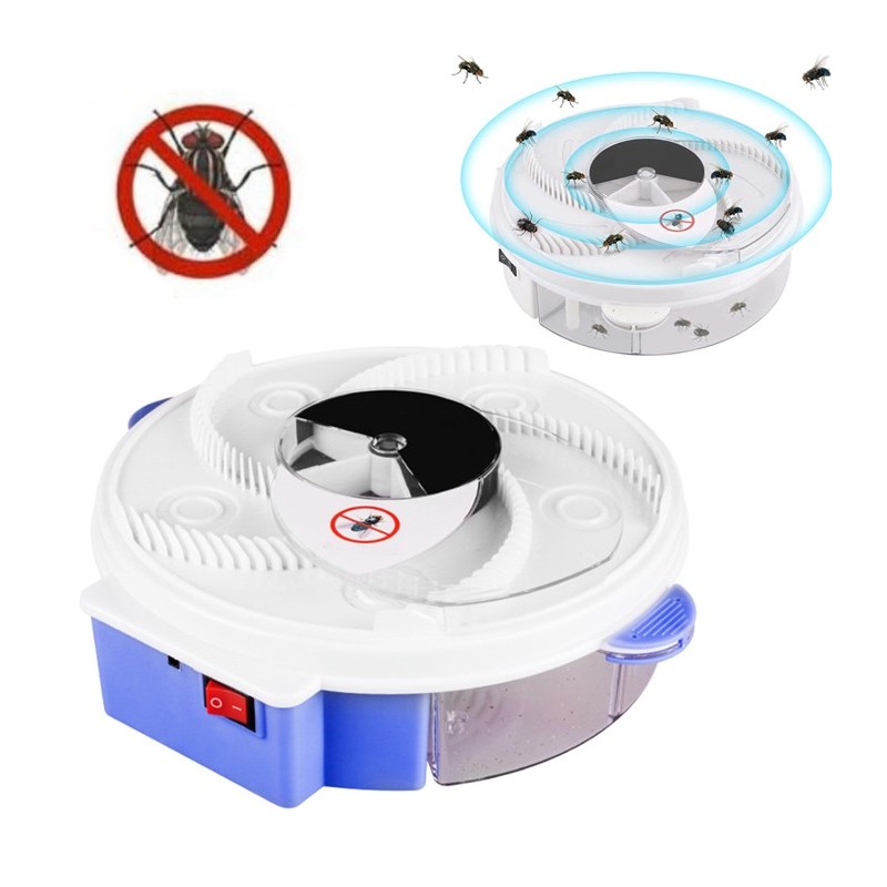 Acchiappamosche trappola mosche automatico elettrico rotante acchiappa insetti