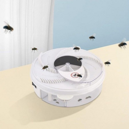 Acchiappamosche trappola mosche automatico elettrico rotante acchiappa insetti