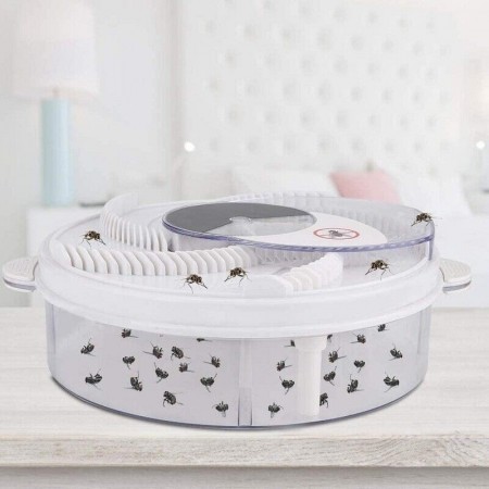 Acchiappamosche trappola mosche automatico elettrico rotante acchiappa insetti